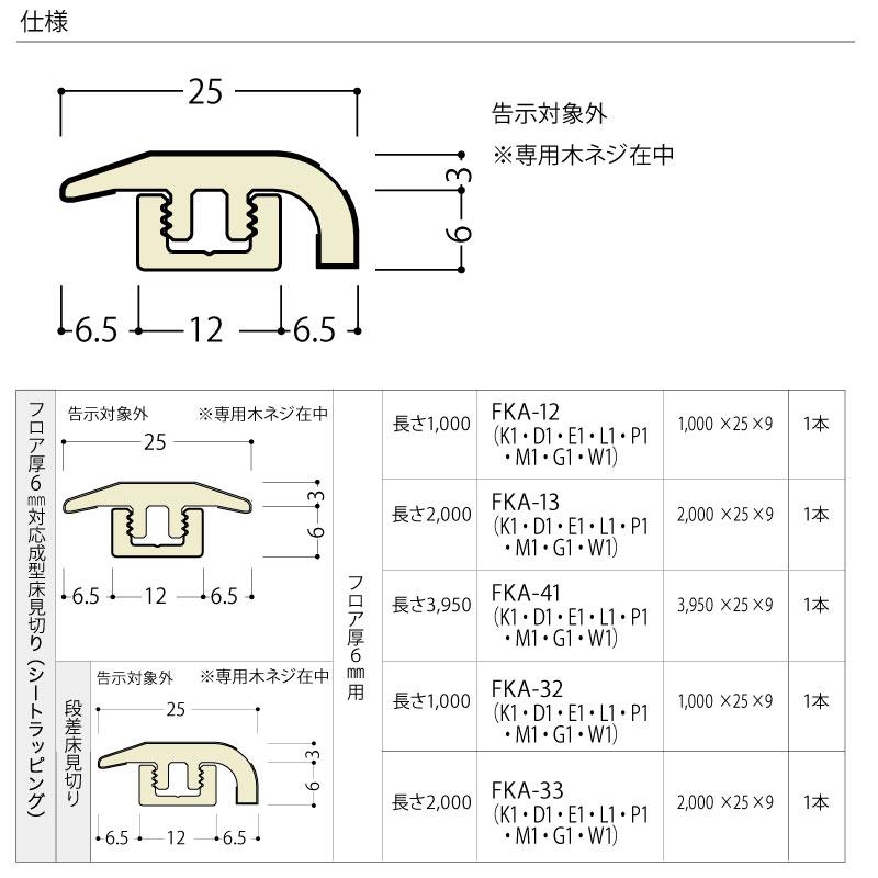 成型床見切り シートラッピング 2000×25×9ミリ 1本入 FKA-33※ NODA