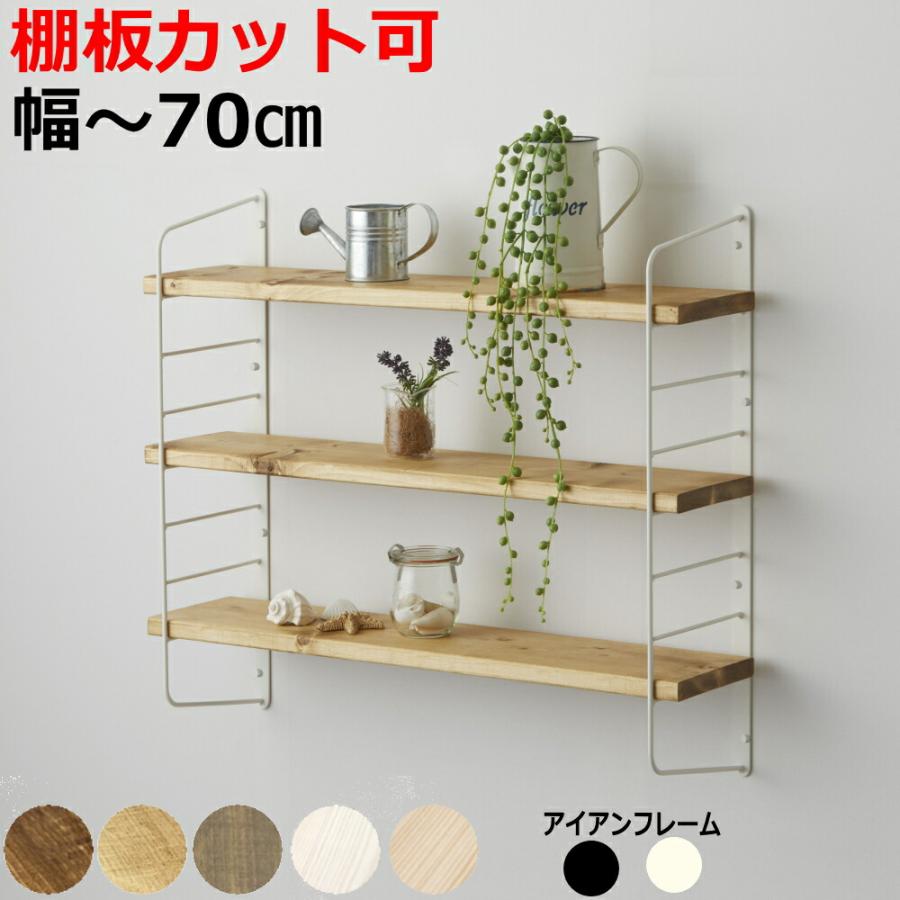 アンティークシェルフフレーム、 アクリル板付き シェルフフレーム6 白 黒 LABRICO ラブリコ板セットアイアン スチール