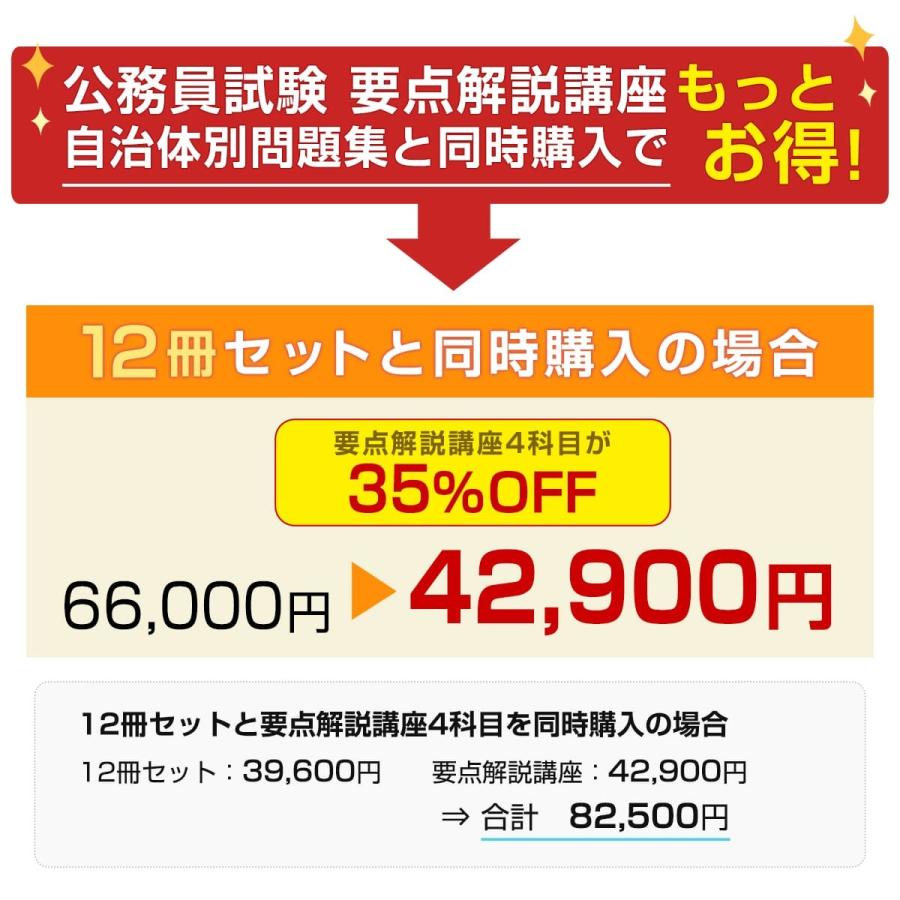 喜多方市職員採用(大学卒程度)教養＋(事務系)専門試験問題集(12冊) 公務員試験 市役所 過去問の傾向と対策 [2025年度版] 面接 送料無料｜jyuken-senmon｜03