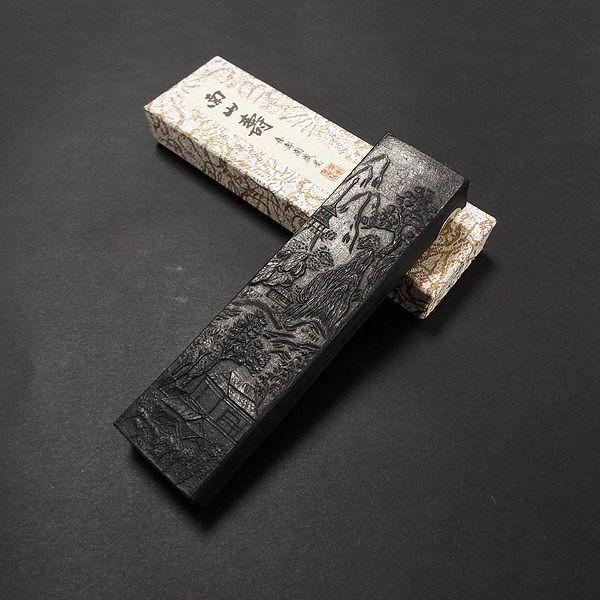 喜壽園製 書道墨『南山寿』5丁型｜書道 書道用品 奈良墨 作品用 定価