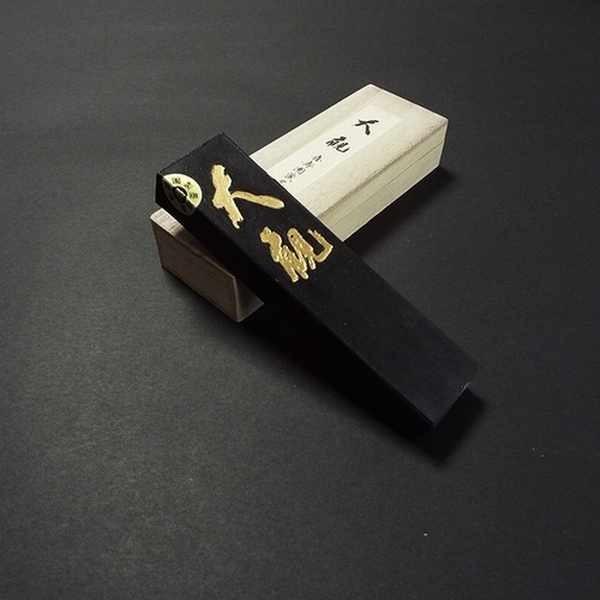 喜壽園製 書道墨 菜種油煙墨『大観』3丁型｜書道 書道用品 奈良墨 菜種油煙 作品用　定価￥11000