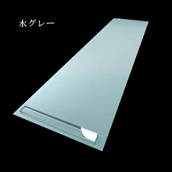 仮名用 加工紙『羅紋箋』上下特殊ぼかし 金銀切箔砂子 半切判（35×136cm）10枚入り｜書道 染画仙紙 仮名条幅 かな用加工紙 春色の画像