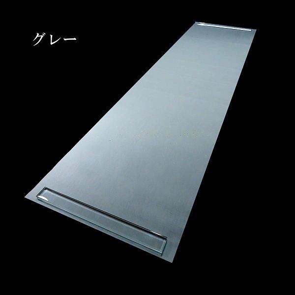 仮名用 加工紙『羅紋箋』上下特殊ぼかし 金銀切箔砂子 半切判（35×136cm）10枚入り｜書道 染画仙紙 仮名条幅 かな用加工紙 春色の画像