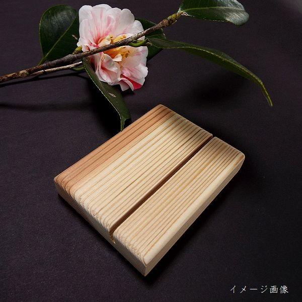 書道用品 日本製 木製 色紙立て 角型｜書道 和小物 国産杉 ハガキ立て