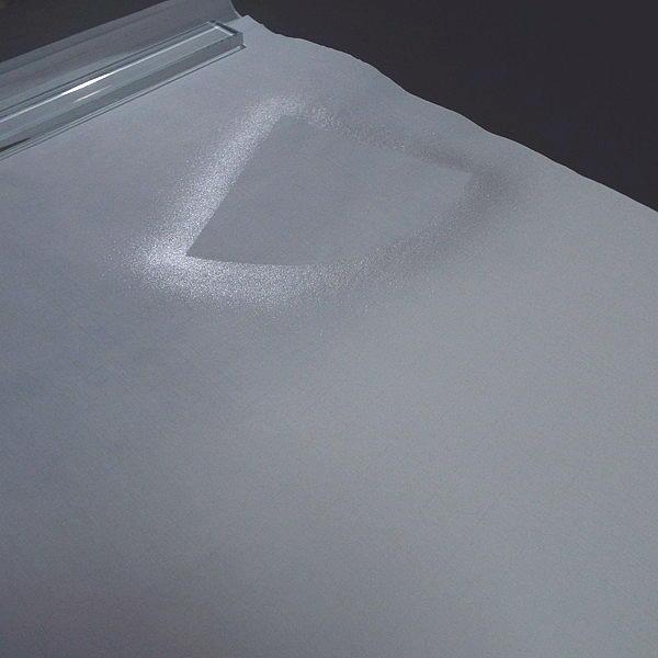 仮名用 加工紙 上下隅ぼかし 金銀扇面型ボカシ 半切判（35×136cm）10枚入り｜書道 書道用紙 染画仙紙 仮名条幅 かな用加工紙 春色の画像