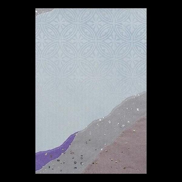 仮名料紙 本破り継ぎ 半懐紙判｜書道 書道用紙 本鳥の子 金銀切箔砂子