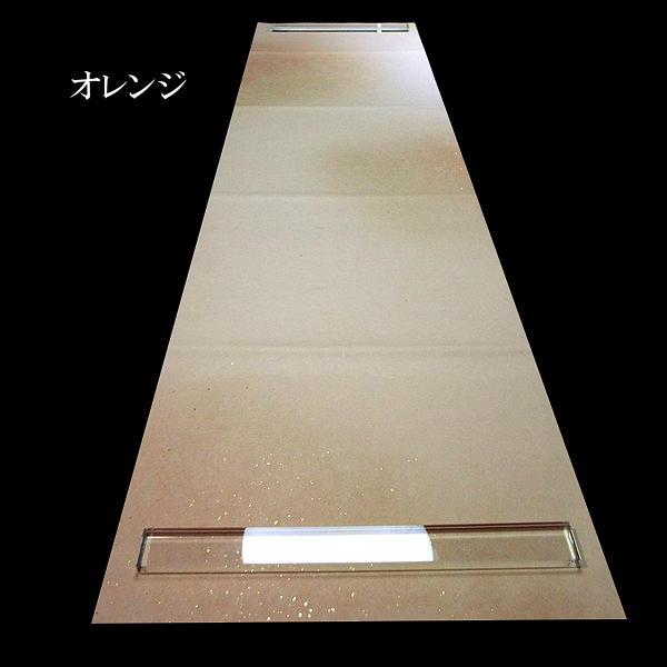 仮名用 加工紙『純楮』3色全体ぼかし 砂子振り 半切判（35×136cm）10枚