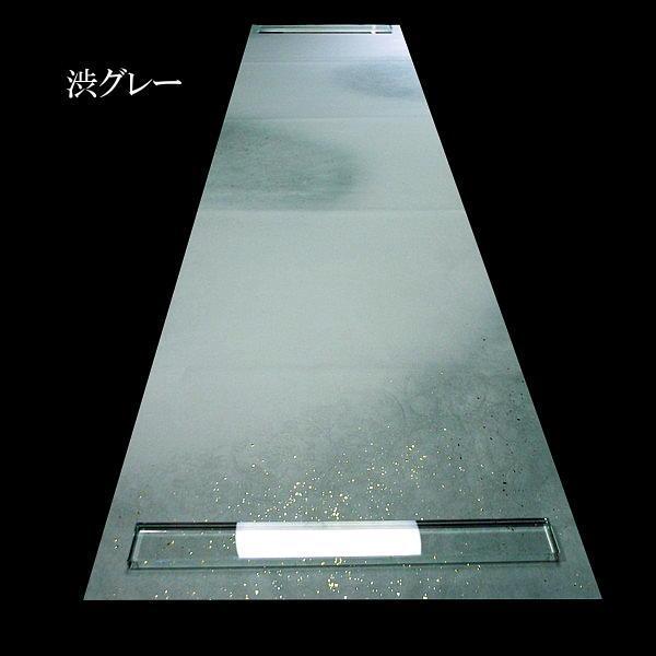 特上仮名用 加工紙『本楮』全体ぼかし 同色型打 砂子振り 半切判（35 
