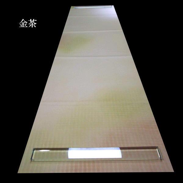 半切加工紙絹目50枚　色流し、切箔砂子、ぼかしなど、56枚　計20,000円相当 仮名用 加工紙『雅』全体ぼかし 金銀切箔砂子振り 半切判（35