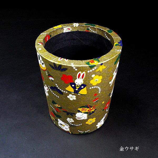 友禅筆筒 『うさぎ』｜書道 書道用品 文具 筆入れ 筆筒 : 書道用品
