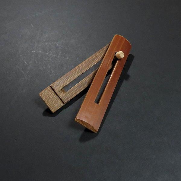 書道用品 墨挟み 竹製（大）｜書道 書道墨 書道用具 墨はさみ 墨バサミ