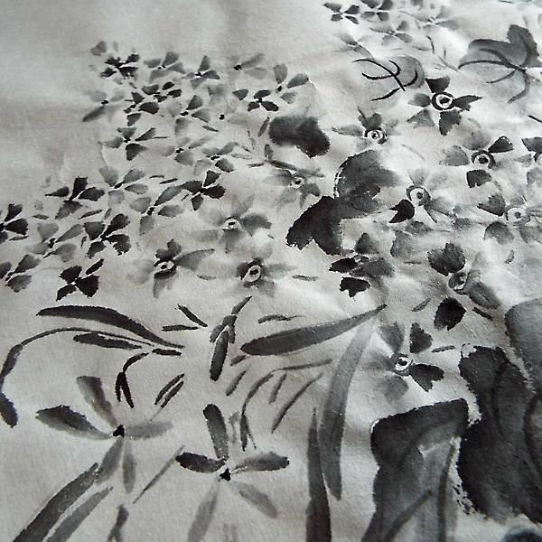 水墨画用紙『梅』F8サイズ 100枚入り|書道 書道用品 水墨画 水墨画用紙『梅』F8サイズ 100枚入り|書道 書道用品 水墨画