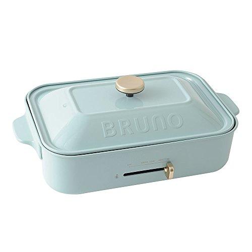 大流行中 Bruno ブルーノ コンパクトホットプレート 本体 プレート2種 たこ焼き 平面 ブルーグレー Blue Gray おすすめ おしゃれ かわいい 人気が高い Atempletonphoto Com