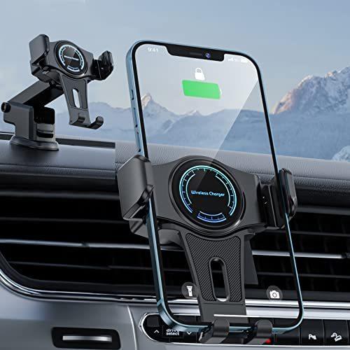 15w 車載ワイヤレス充電器 車載ホルダー スマホホルダー 車 スマホスタンド 自動開閉 片手脱着 取り付け簡単 接着剤吸引カップ エアコンコンセント Ds 09gb87zpq 純 通販 Yahoo ショッピング
