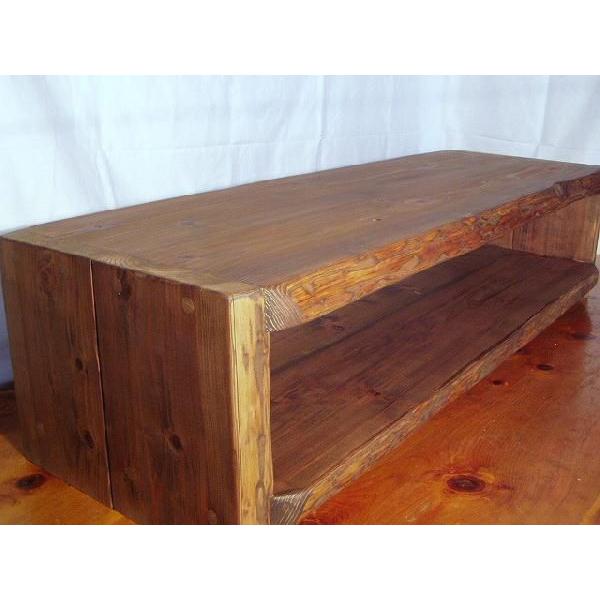 幅100cm、杉のテレビ台、アンティーク調-STV006-100 : じゅん