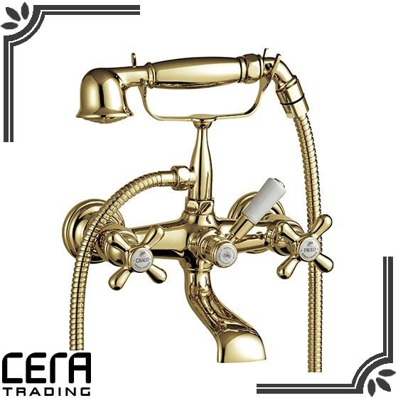 CERA TRADING HR04434-PB HORUS Elsa シャワバス用湯水混合栓 ブラス 