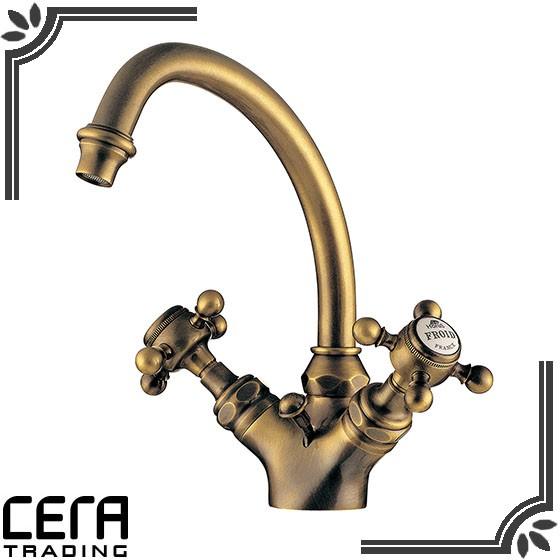 CERA TRADING HR2208X-AB HORUS Eloise 湯水混合栓 アンティークブラス 