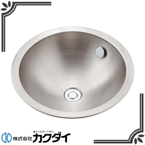 カクダイ 493 041 鉄穴 ステンレス丸型洗面器 ヘアライン Kakudai 493 041 住宅設備販売ドットコム ヤフー店 通販 Yahoo ショッピング