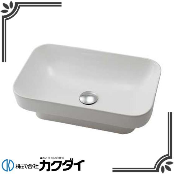 カクダイ 洗面ボウル #CL-8769AC Claytan FINO 角型洗面器