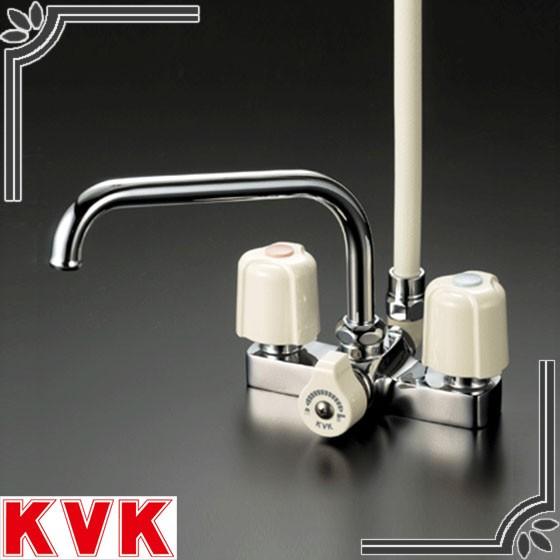 KVK KVK KF14E デッキ形2ハンドルシャワー : 住宅設備販売ドットコム