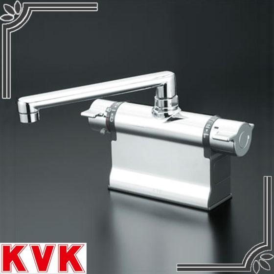 KVK 浴室水栓 KM3011T デッキ形サーモスタット式混合栓 （190mmパイプ仕様) :kvk-km3011t:住宅設備販売ドットコム