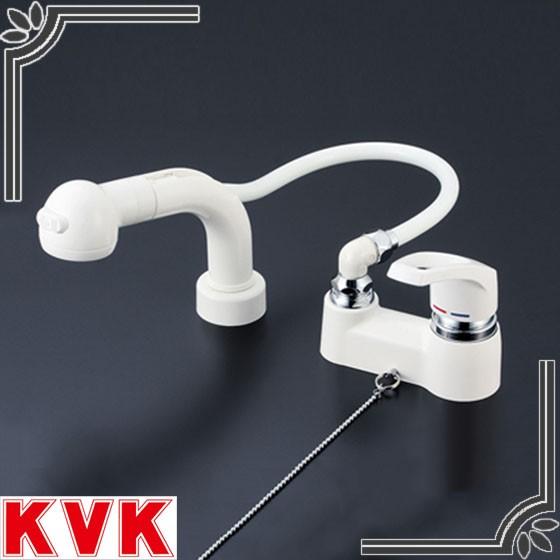 KVK KVK KM8008SLGS シングルレバー式洗髪シャワー （ゴム栓付) : 住宅 