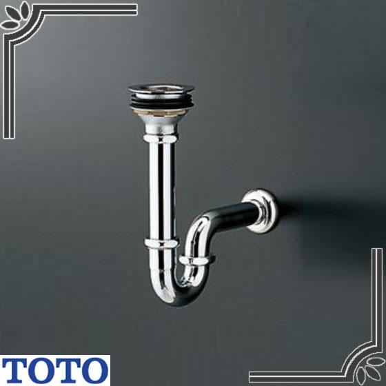 TOTO 排水管 TK18P 排水金具付き Pトラップ 壁排水用 (38MM・P TOTO 排水管 TK18P 排水金具付き Pトラップ 壁排水用 (38MM・P