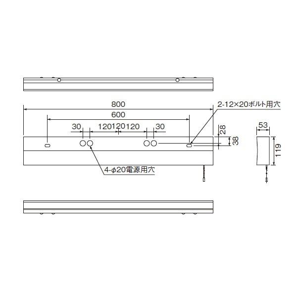 東芝ライテック 【LEDB-30902PW-LD1】東芝 LEDホスピタルブラケット