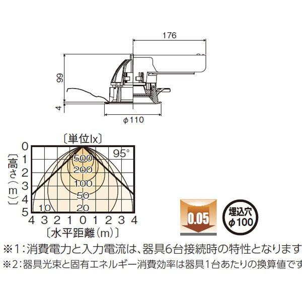 TOSHIBA（東芝） 【LEDD-21111MN】東芝 MRI室用ダウンライト 95° 広角