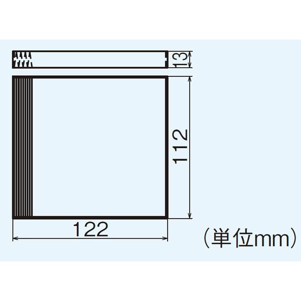 三菱（MITSUBISHI） 【P-08QLK】 交換用高性能除じんフィルター 給気用 