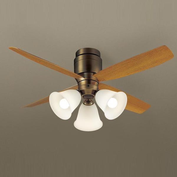 Panasonic - 【XS73045K】 パナソニック 上昇限度直付型 LED（白熱電球色） 最高限度信奉者 12W 風量4段うつり変わり・風向うつり変わり・1/f上がり下がり・3第四次元タイマー 家具、インテリア-シーリングファン-照明、電球
