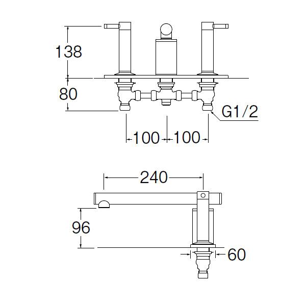 人気上質商品高評価 ツーバルブデッキ 寒冷地用 水回り 配管 ユニット用 K91300k L Jw 13 混合栓 Diy 工具 三栄 Sanei 三栄 受注生産品 格安販売中返品ok