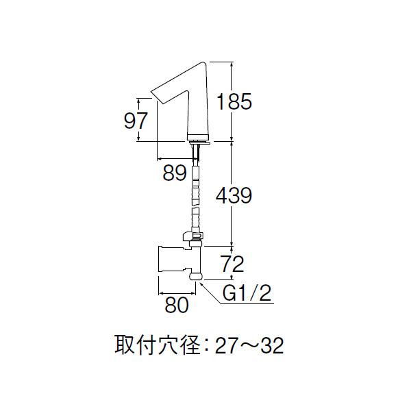 【EY506-13】三栄 自動水栓 手洗用 SANEI_1