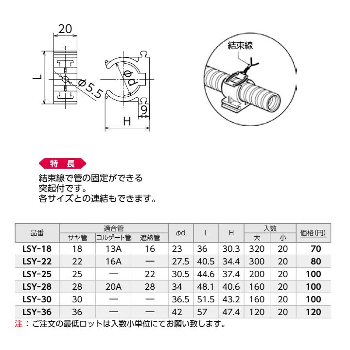 【LSY-28】オンダ製作所 ダブルロックジョイント サドル Lサヤ管連結サドル L48.1 大ロット(160台) ONDA_1