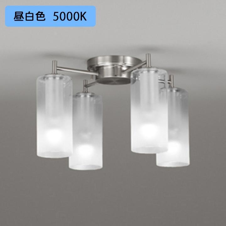 【OC257114NR】オーデリック シャンデリア 60W 白熱灯器具 ×4灯相当 LED 昼白色 調光器不可 ODELIC