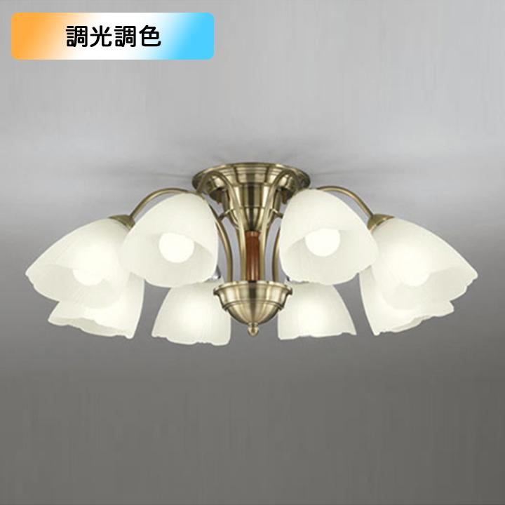 【OC006918BR】オーデリック シャンデリア 12畳 LED 電球色-昼光色 調色・調光器不可 コントローラー別売 ODELIC