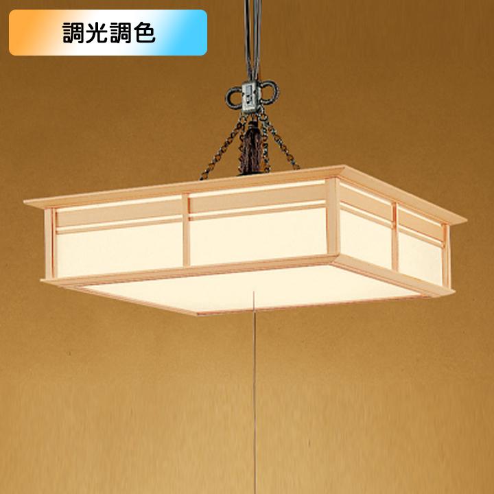 【OP252390R】オーデリック 和風照明 ペンダントライト LED一体型 8畳 電球色-昼光色 調色・調光器不可 ODELIC