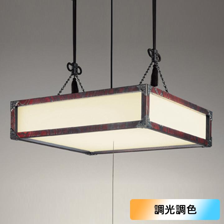 【OP252028R】オーデリック 和風照明 ペンダントライト LED一体型 12畳 電球色-昼光色 調色・調光器不可 ODELIC