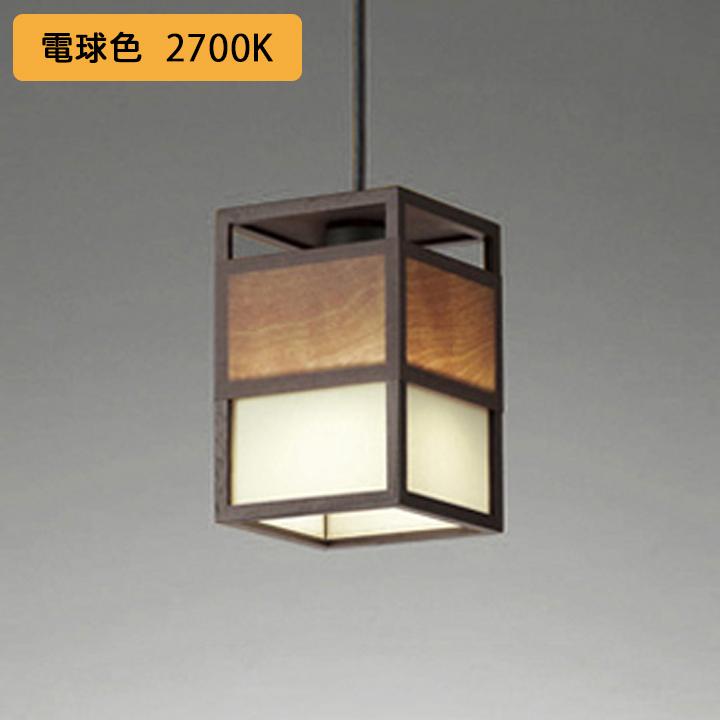 【OP252027LR】オーデリック 和風照明 ペンダントライト 100W 白熱灯器具 LED 電球色 調光器不可 ODELIC