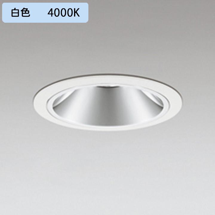 【XD403669】グレアレスダウンライト M形LED一体型 JR12V 50W 白色 電源装置別売 オフホワイト ODELIC