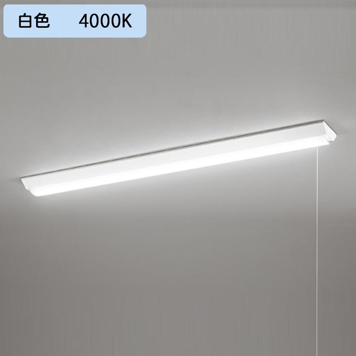 【XL501102R2C】ベースライト LEDユニット 直付 40形 逆富士(幅150:プルスイッチ付 )4000lm 40W 白色 調光器不可 ODELIC