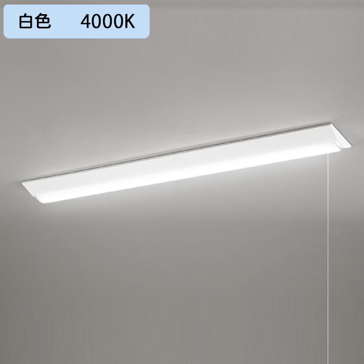 【XL501105R3C】ベースライト LEDユニット 直付 40形 逆富士(幅230:プルスイッチ付 )2500lm 白色 調光器不可 ODELIC