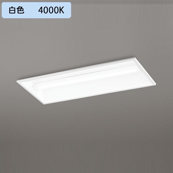 【XD504010R4C】オーデリック ベースライト LEDユニット 埋込 20形 下面開放(幅300)3200lm 高出力 白色 調光器不可 (構成：XD504010#×1) + (UN4304RC×1)