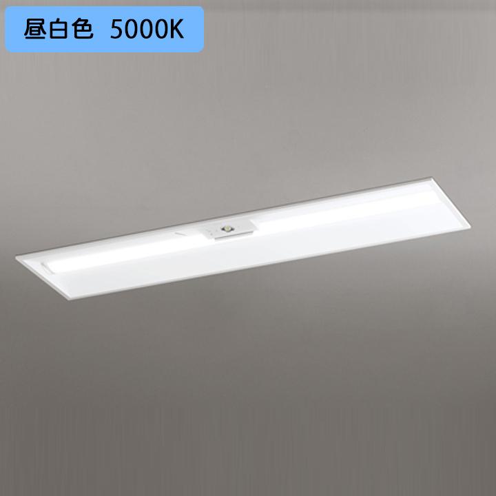 【XR507011R6B】ベースライト LEDユニット 非常用 通路誘導灯 埋込型 40形 下面開放(幅300)6900lm 昼白色 連結金具・リモコン別売 調光器不可 ODELIC