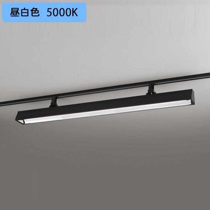 ベースライト レッド・チューブ型 40形 2500lm 昼白色 ルーバー別売 調光器不可 ブラック ODELIC