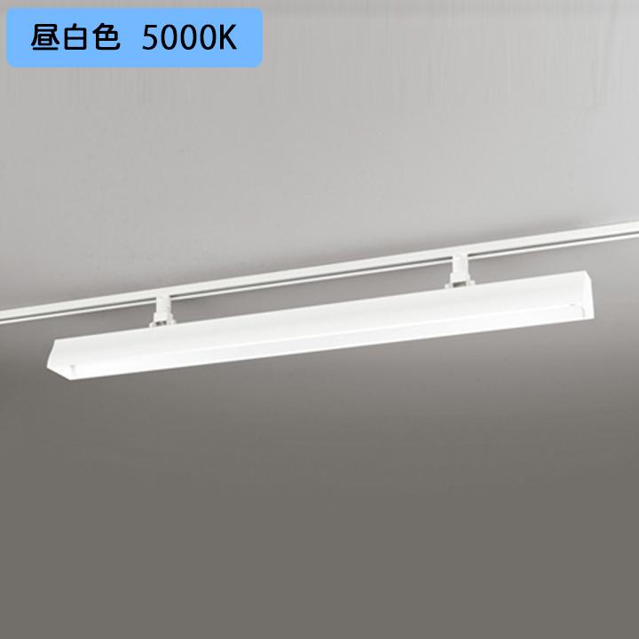 ベースライト レッド・チューブ型 40形 2500lm 昼白色 ルーバー別売 調光器不可 オフホワイト ODELIC