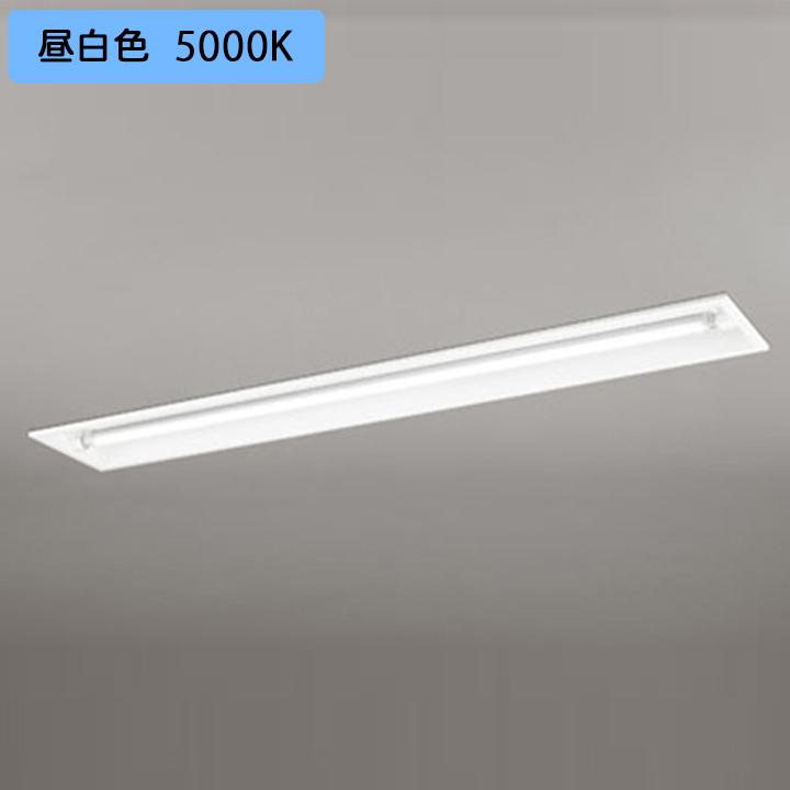 【XD566101RB】ベースライト 片側給電・配線 40形 2100lm 40W埋込 下面開放 1灯用 昼白色 連結金具別売 調光器不可 ODELIC