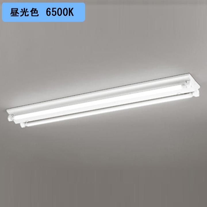 ODELIC - 【XL551147R2A】オーデリック 軍事基地ともし火 片側給電・架線 40形 3400ルーメン 直付 型調光昼光色 調光器不可 (精神的な統合：XL551147#Y×1) + (NO442RA×2)