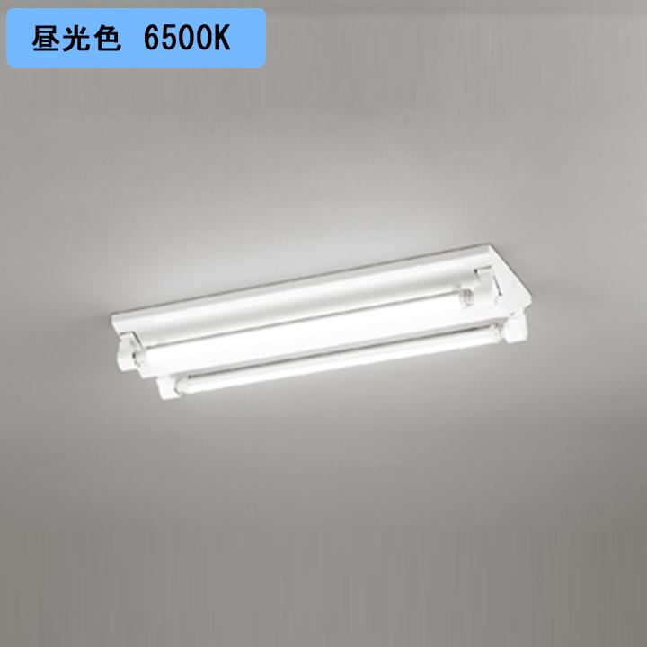 ODELIC - 【XL551652RA】軍事基地ともし火 片側給電・導線 20形 1050ルーメン 20W 直付 逆富士(幅ひろい)2灯用 昼光色 調光器不可 ベースライト-家具、インテリア-照明、電球