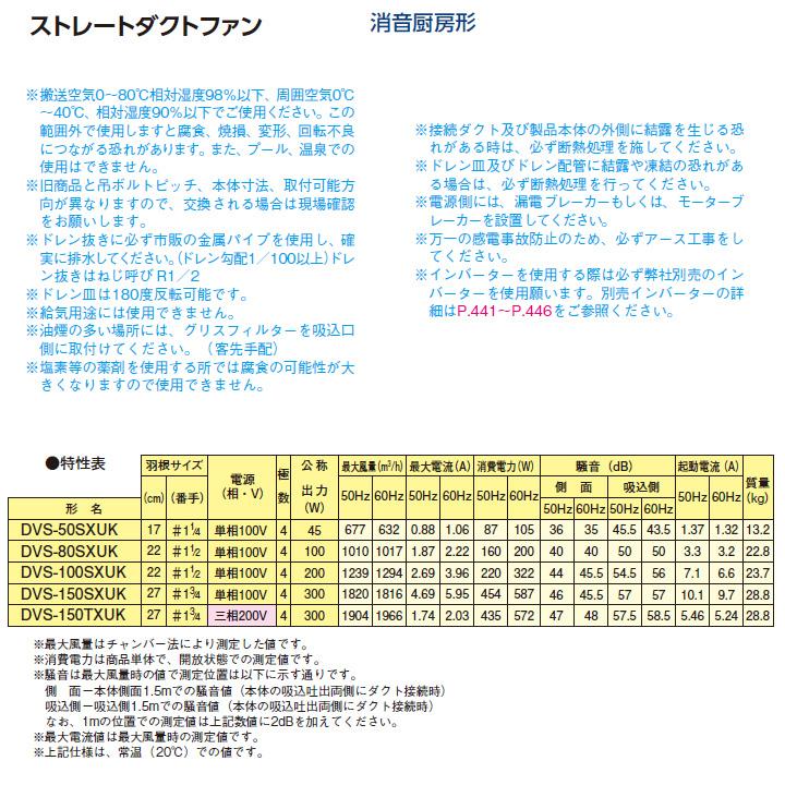 TOSHIBA（東芝） 【DVS-50SXUK】東芝 換気扇 ストレートダクト